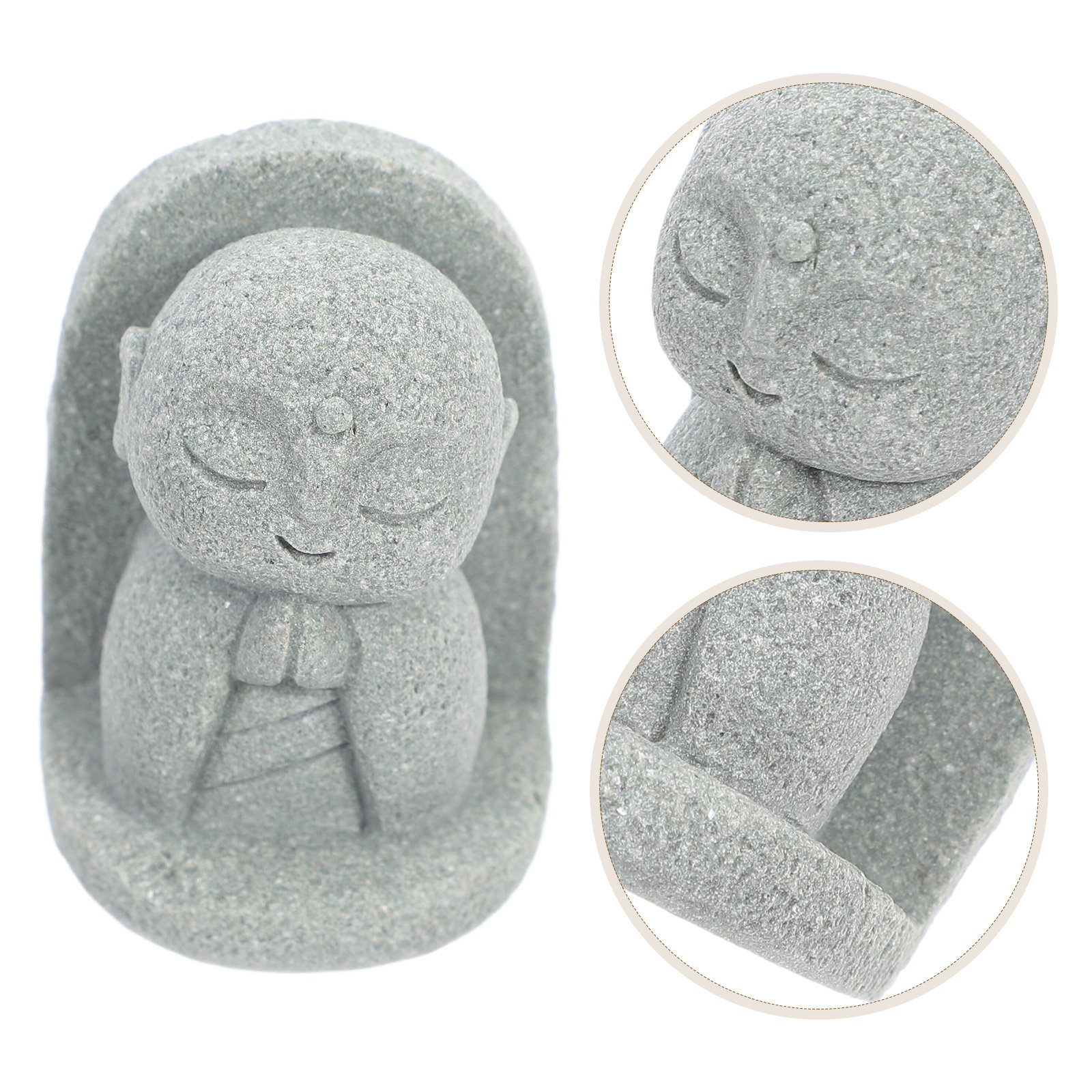 Aquarium Fish Discus - Chinese Buddha Statue Cute Little Monks