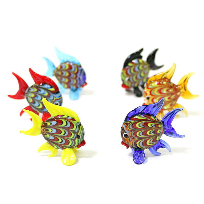 Aquarium Fish Artificial - Colorful Tropical Fish Mini Figurines Cute