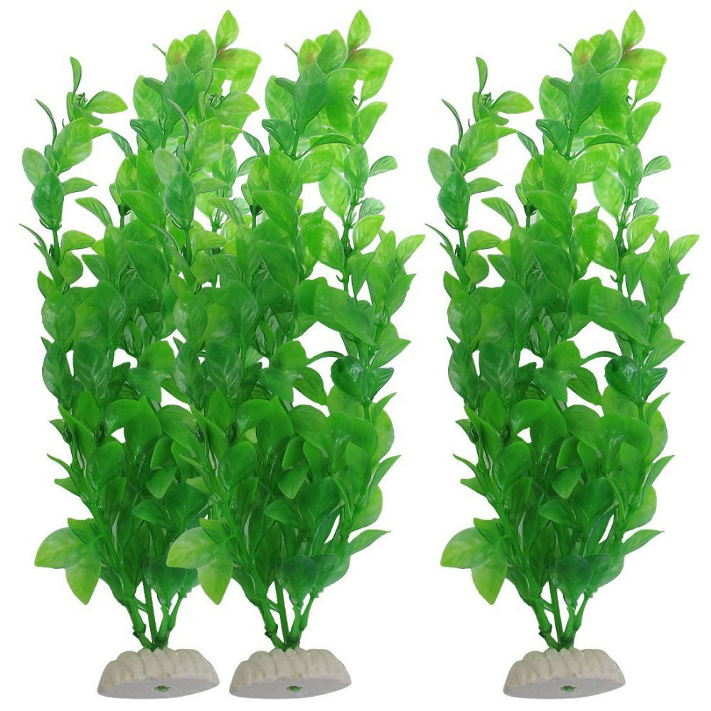 Aquarium Fish Artificial - 3pcs Artificial Grass Aquarium Ornament Plants