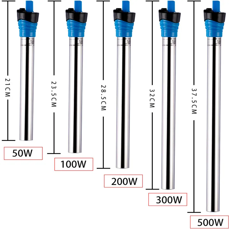 Aquarium Fish Cold Water - 50W/100W/200W/300W/500W Submersible Aquarium Heater Fish Tank