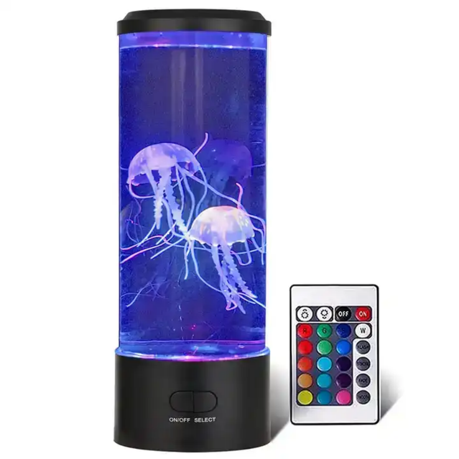 Aquarium Fish Discus - Remote Control Simulated Jellyfish Cylindrical Quiet