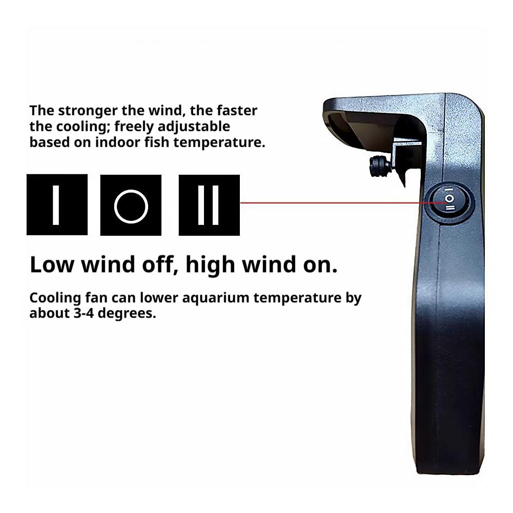 Aquarium Cooling Fan Mini Clip - огляд і ціна Aquarium Fish Cold Water