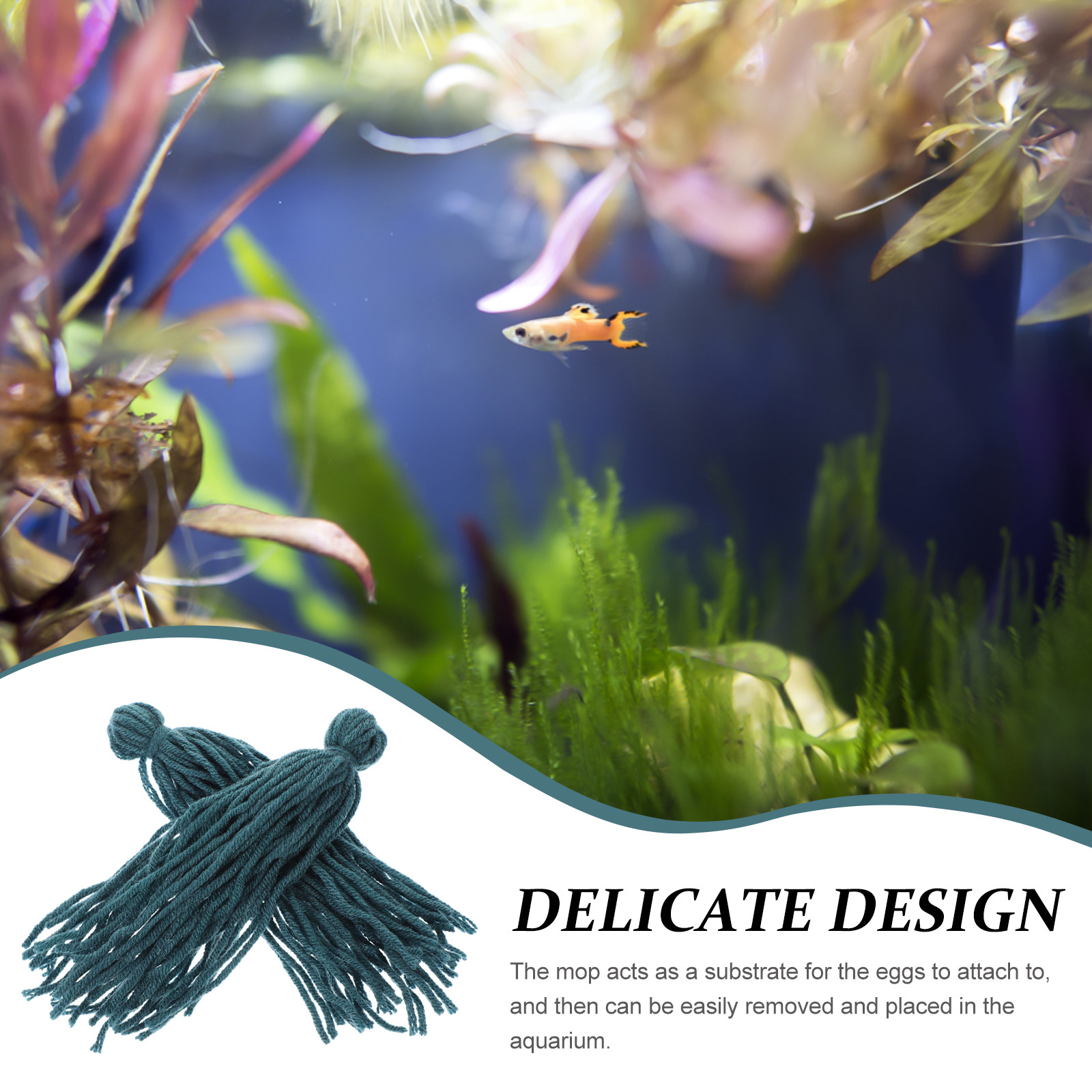 5Pcs Fish Breeding Mop Spawnin - огляд і ціна Aquarium Fish Reproduction