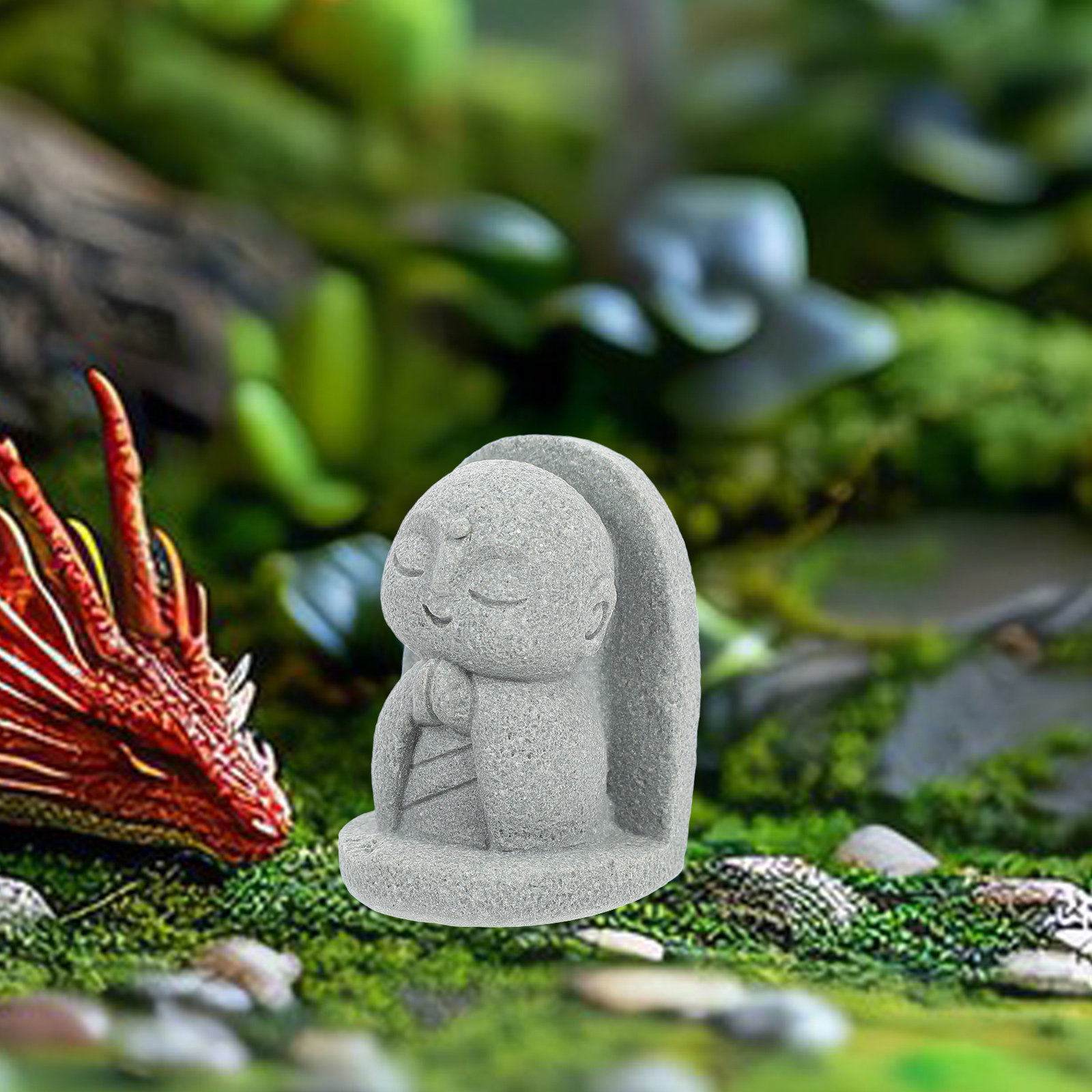 Chinese Buddha Statue Cute Lit - огляд і ціна Aquarium Fish Discus