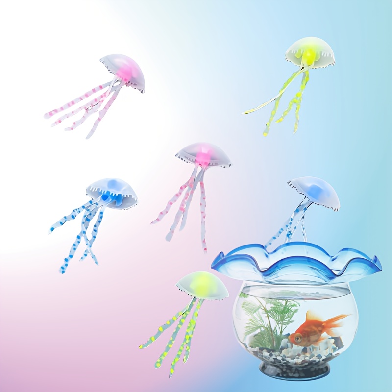 3/5Pcs Luminous Jellyfish Aqua - огляд і ціна Aquarium Fish Discus