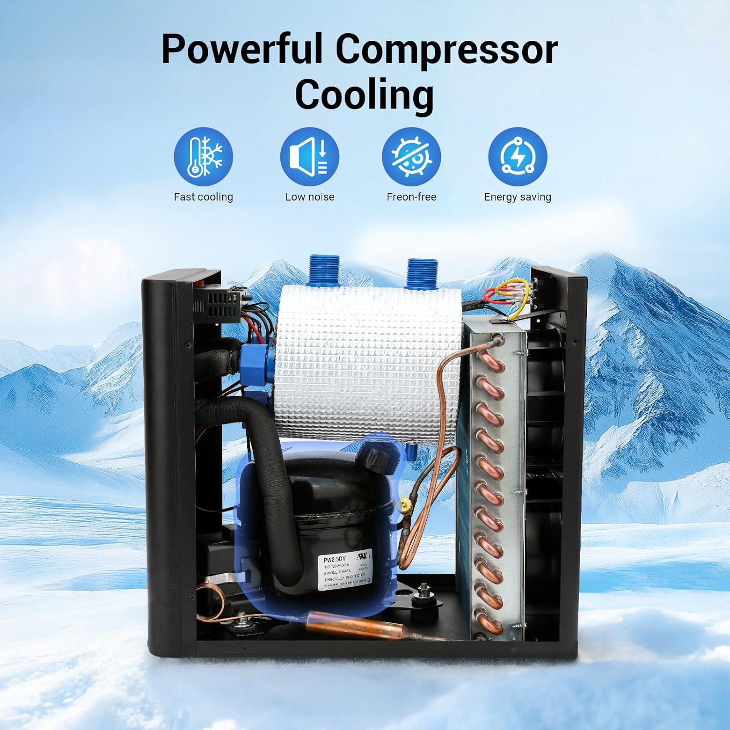 Aquarium Chiller 79 gal 1/3 HP - огляд і ціна Aquarium Fish Cold Water