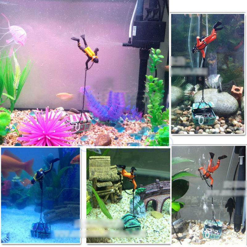 Treasure Frogman Aquarium Orna - огляд і ціна Aquarium Fish Of The World