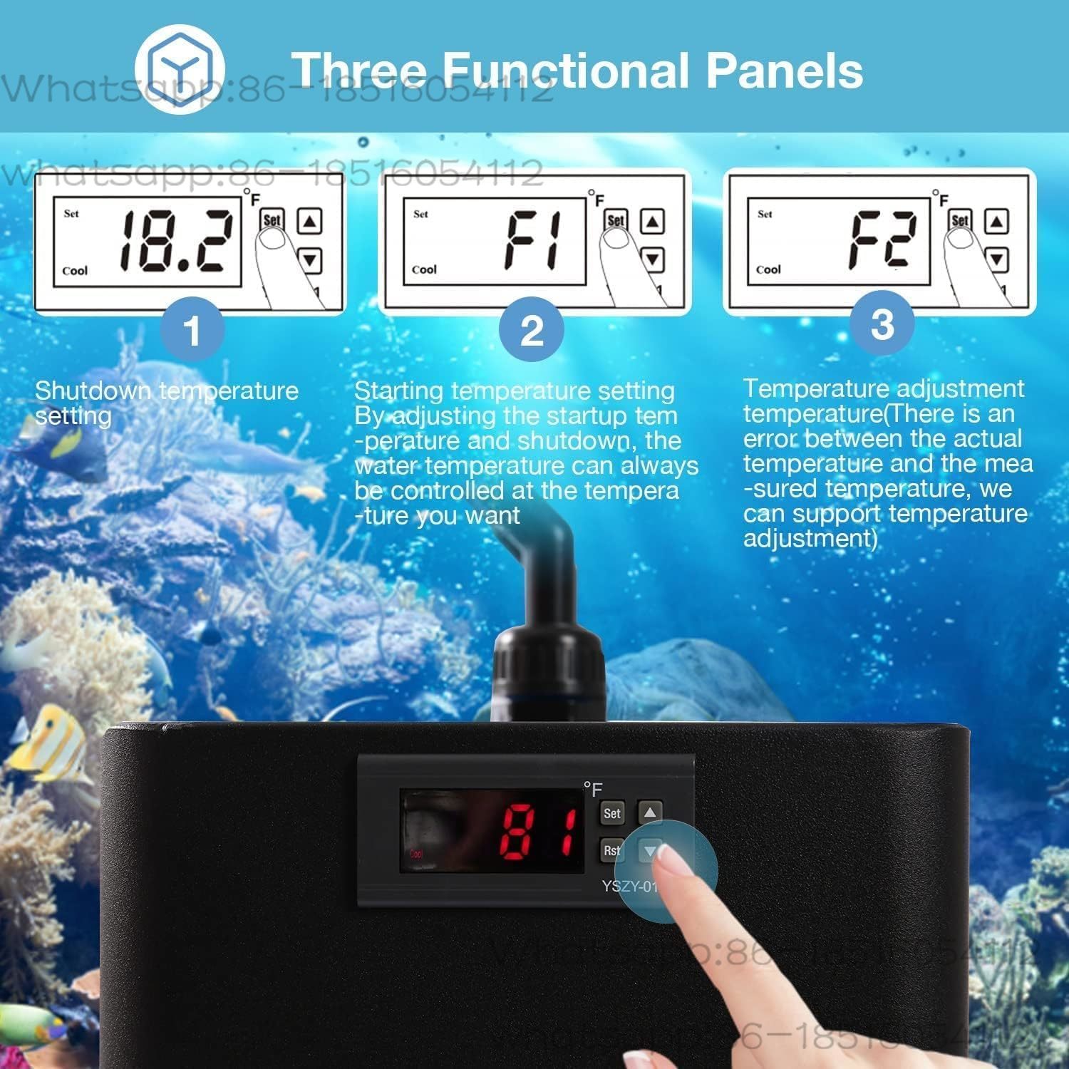 Aquarium Chiller 79gal 1/3 HP  - огляд і ціна Aquarium Fish Cold Water