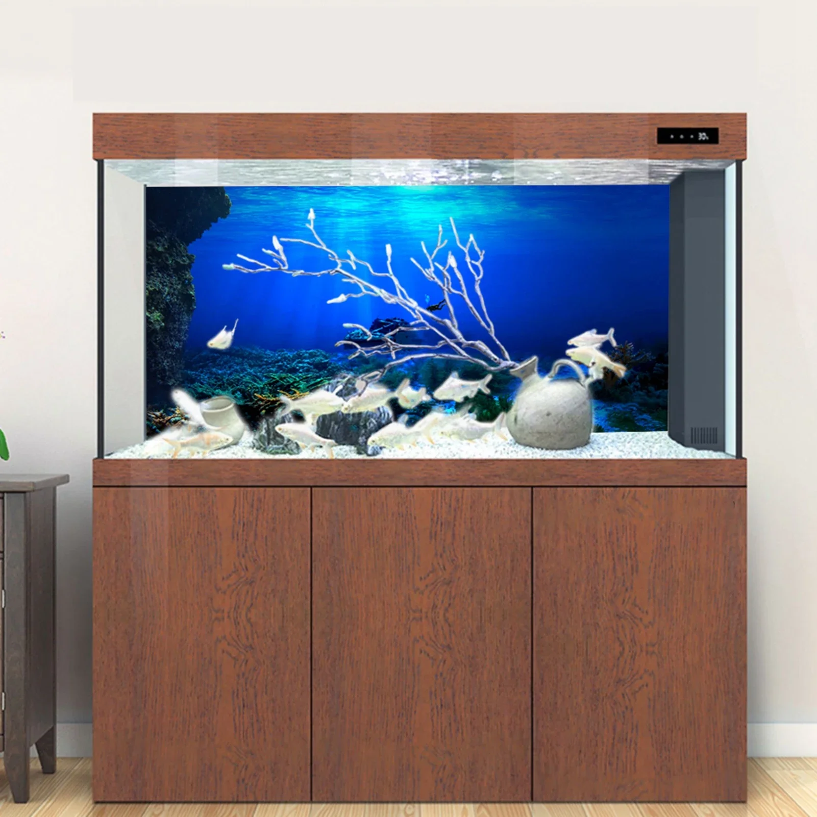Rainforest Aquarium Background - огляд і ціна Aquarium Fish Of The World
