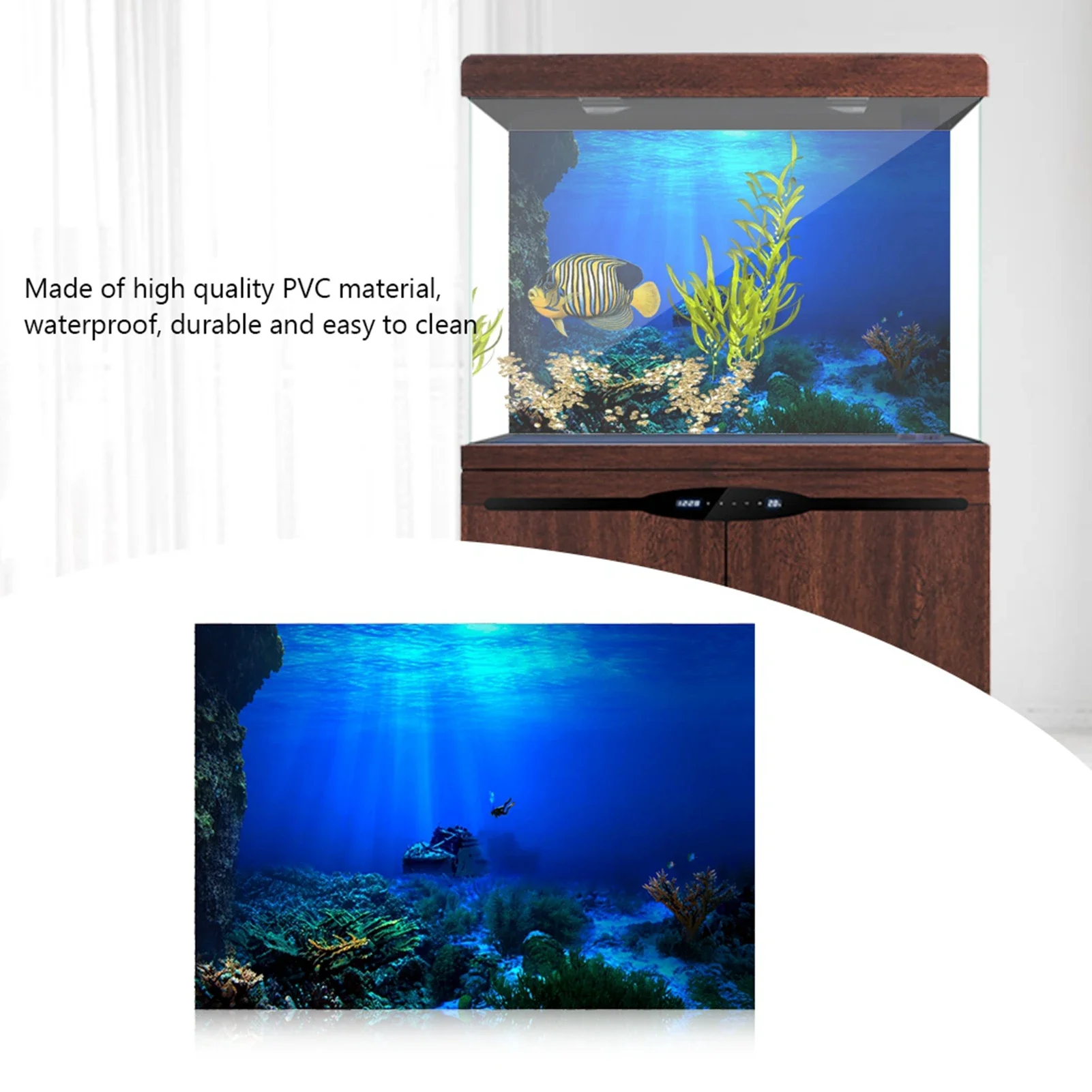 Rainforest Aquarium Background - огляд і ціна Aquarium Fish Of The World