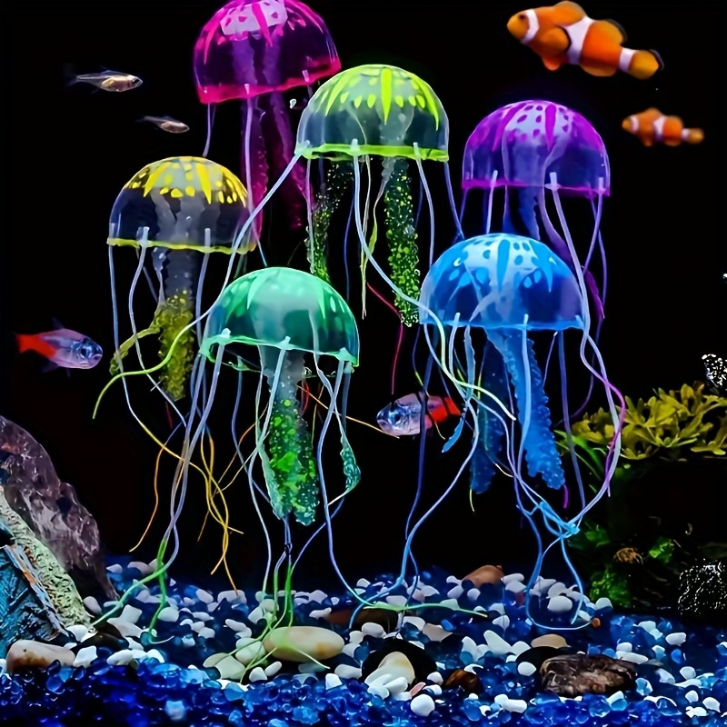 Luminous Simulation Jellyfish  - огляд і ціна Aquarium Fish Discus