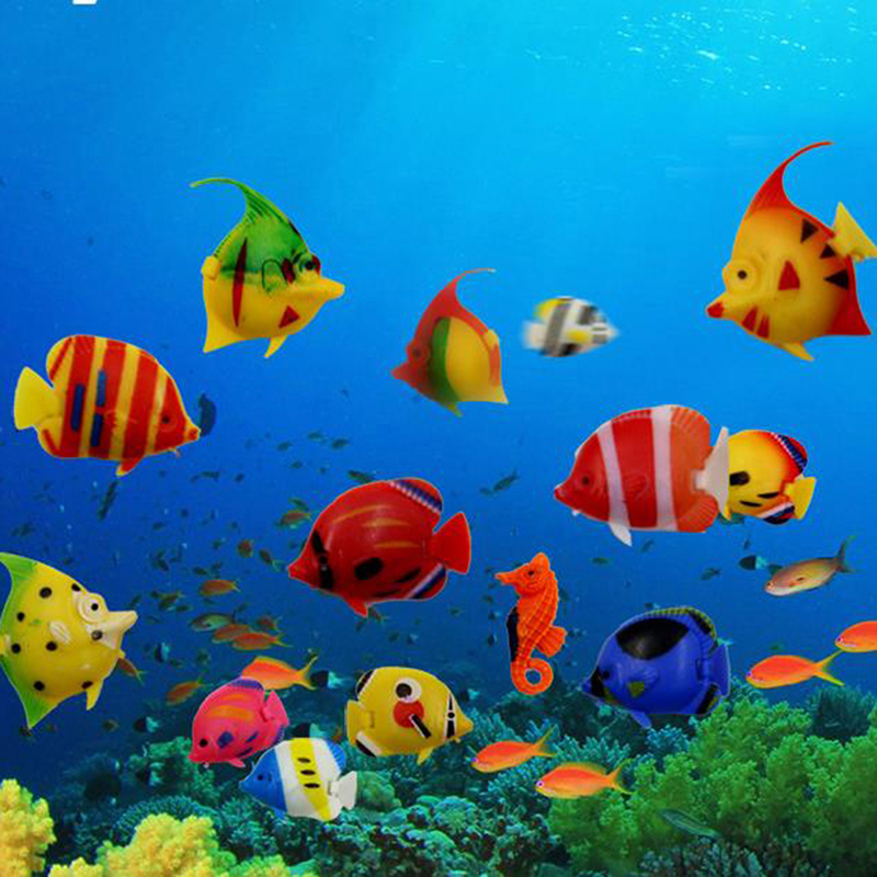 【D】10pcs Aquarium Fish Tank Ar - огляд і ціна Aquarium Fish Artificial