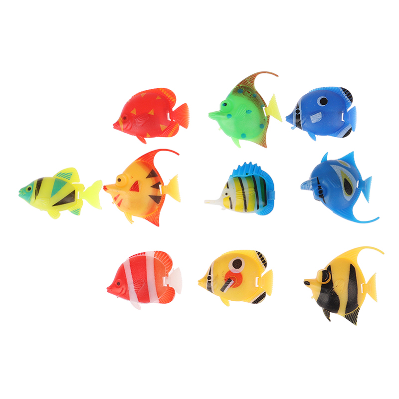 【D】10pcs Aquarium Fish Tank Ar - огляд і ціна Aquarium Fish Artificial