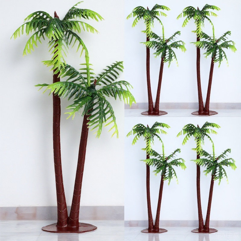 5Pcs Artificial Coconut Tree D - огляд і ціна Aquarium Fish Artificial