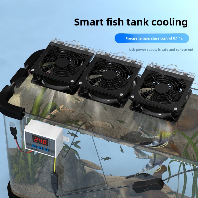 USB Smart Silent Cooling Fan A - огляд і ціна Aquarium Fish Cold Water